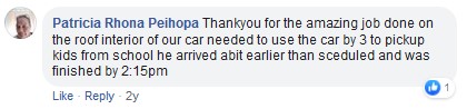 hoodlining repair review